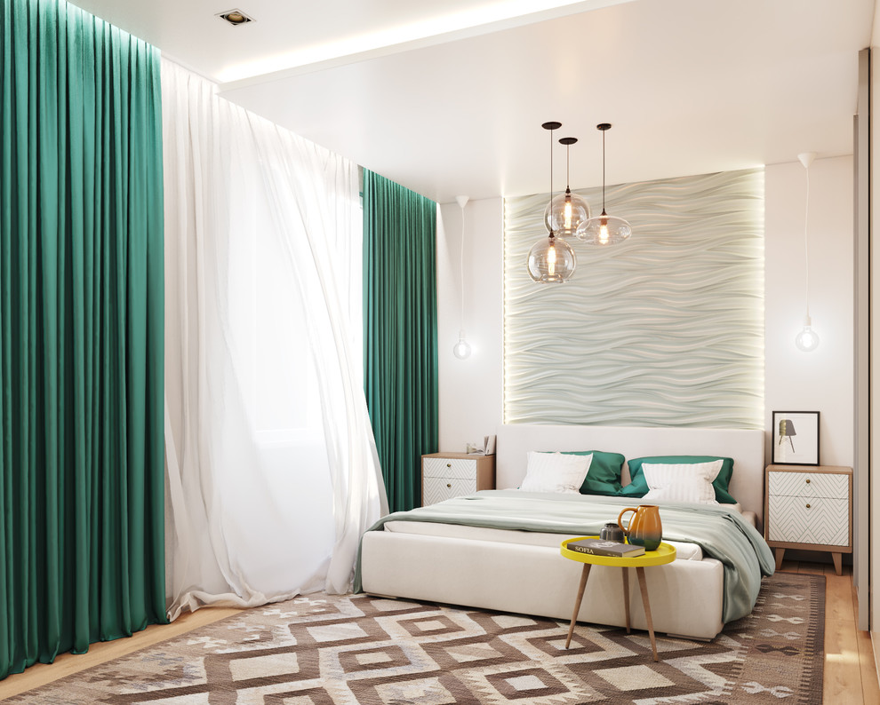 Обложка проекта: Спальня в коттедже Маленькая Италия