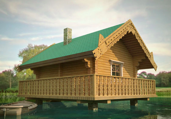 Домик рыбака