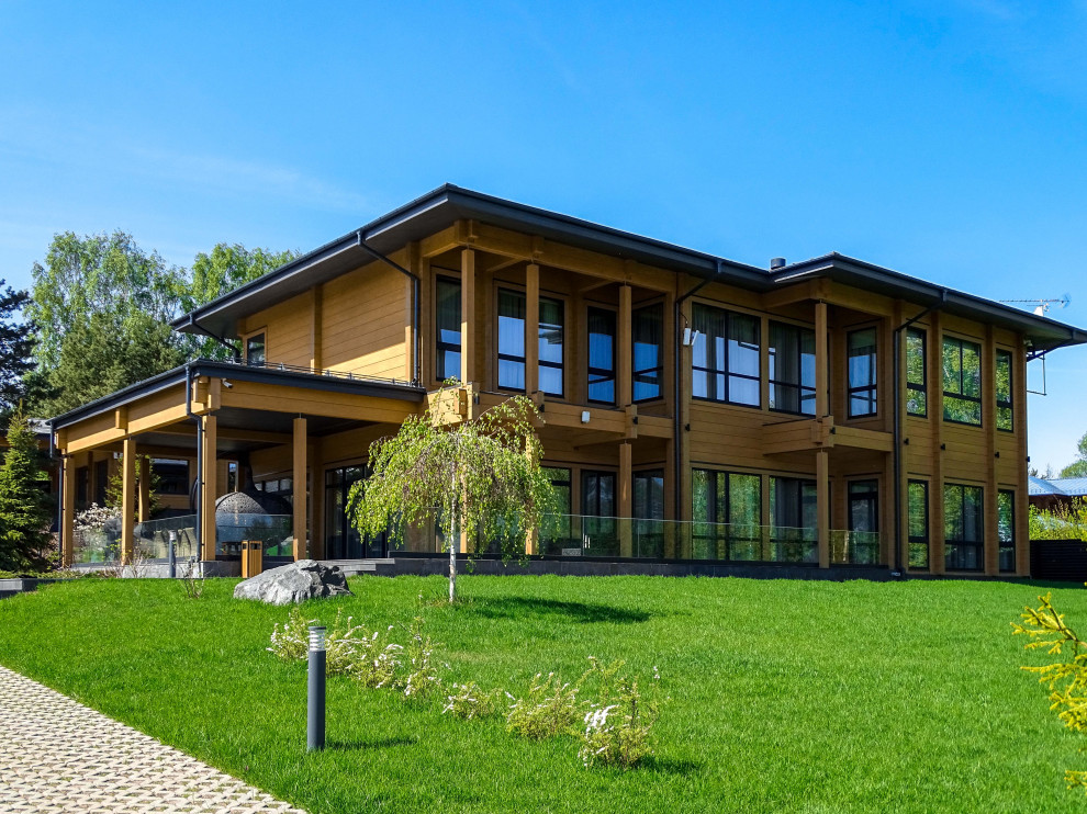 Индивидуальный проект дома в стиле Райта П274