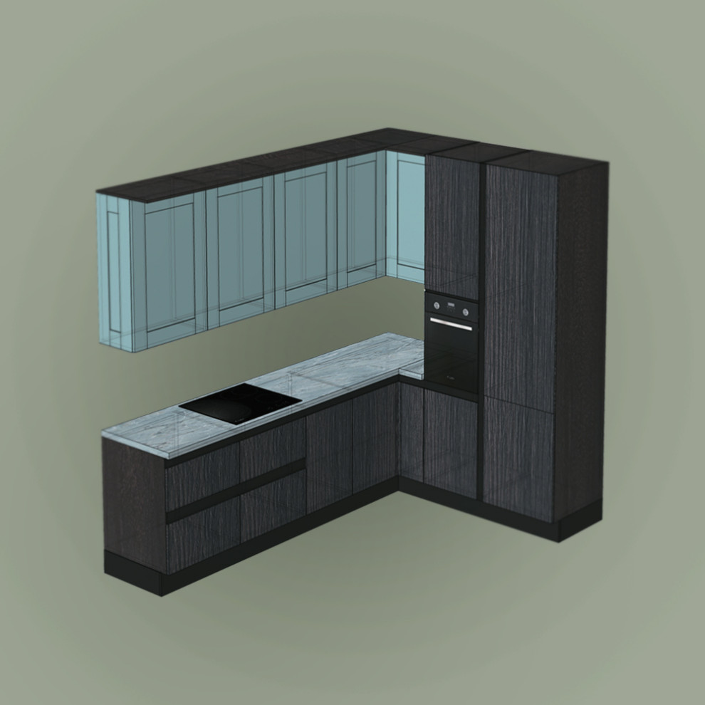 Обложка проекта: Кухонный гарнитур на выставку в мебельный салон