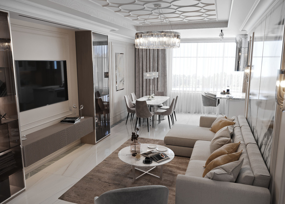 Дизайн интерьера квартиры в ЖК Триколор