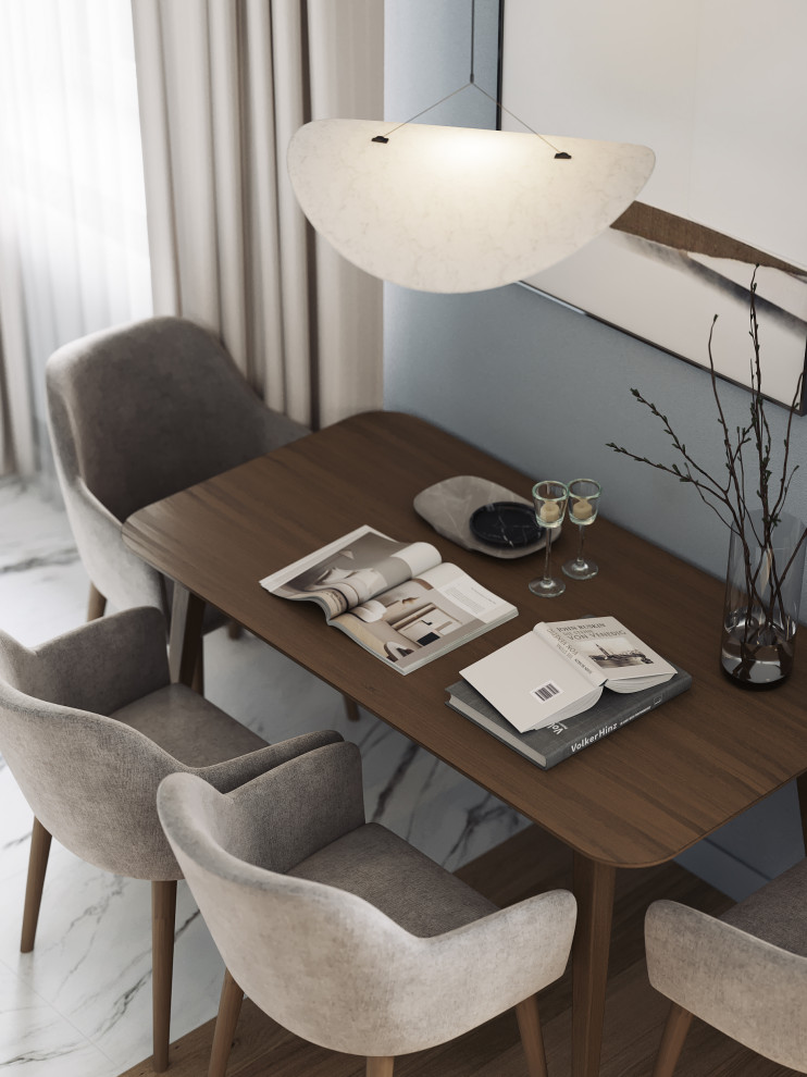 Дизайн-проект 3-х комнатной квартиры в Москве, 65 кв.м