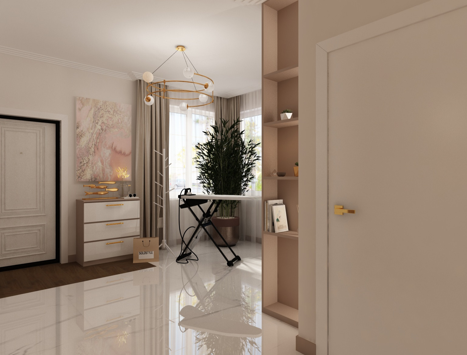 Прихожая. Проект дома в пос. Трудармейский. Прокопьевск