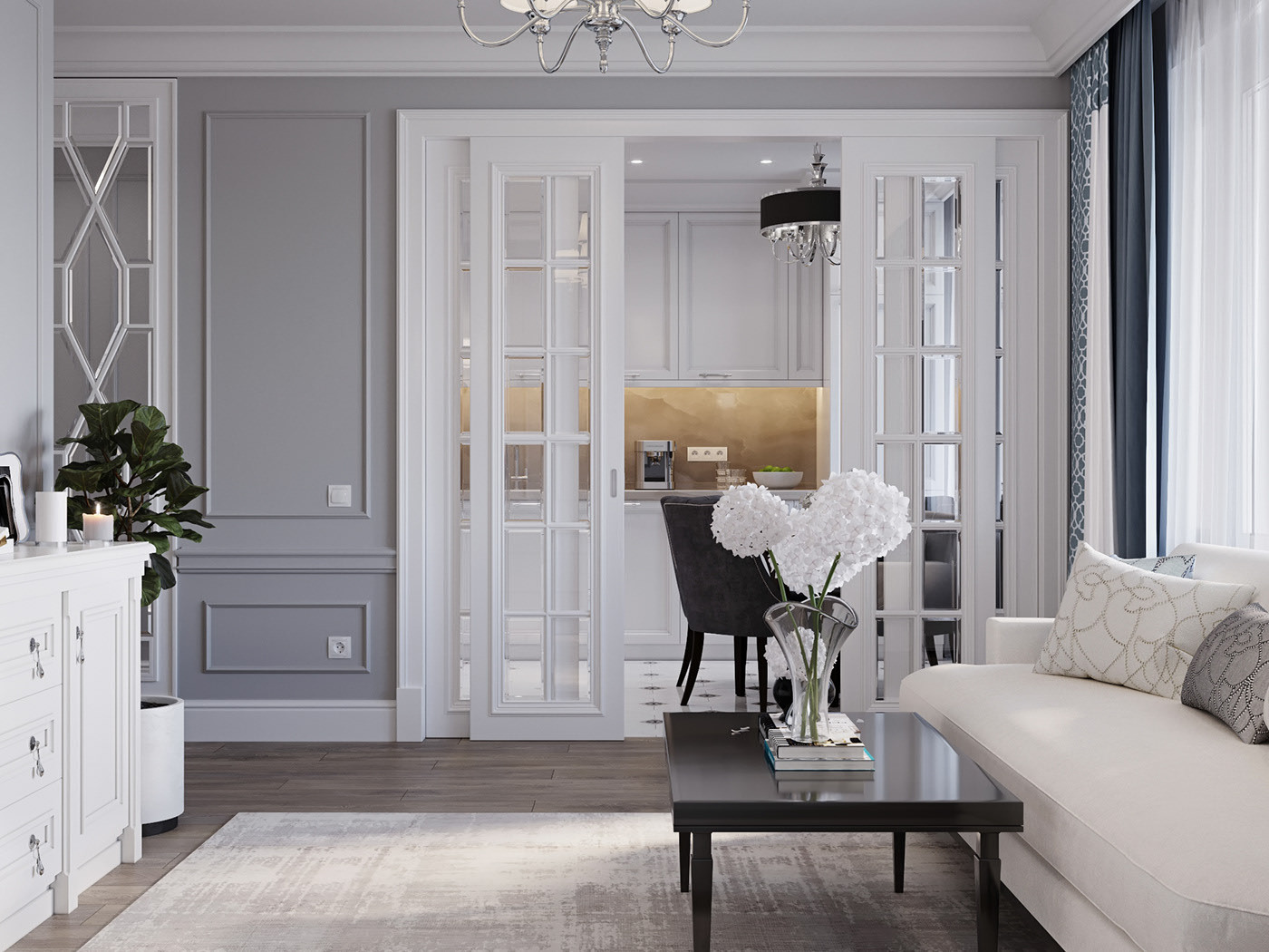 Интерьер Американская классика