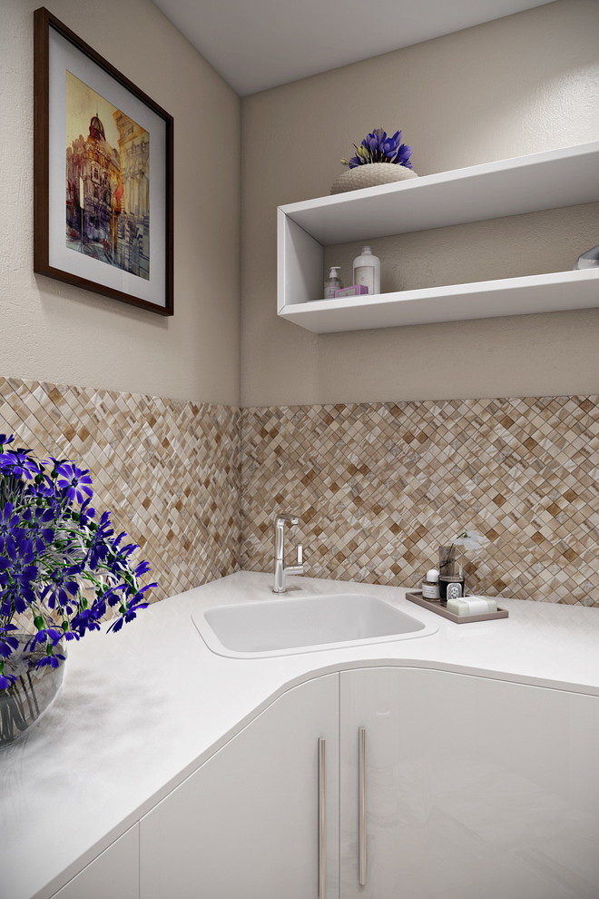 The apartment in a residential complex English Square in Moscow