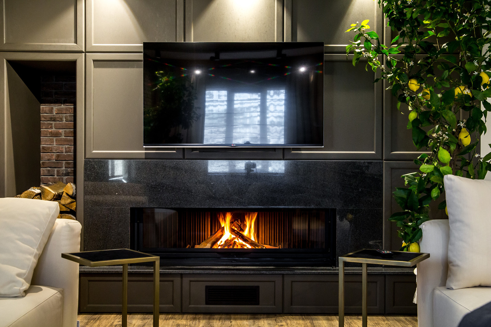 Обложка проекта: спортивная гостиная