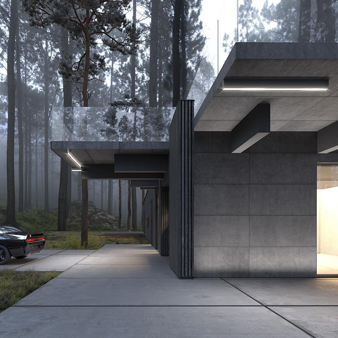 Проект загородного коттеджа.