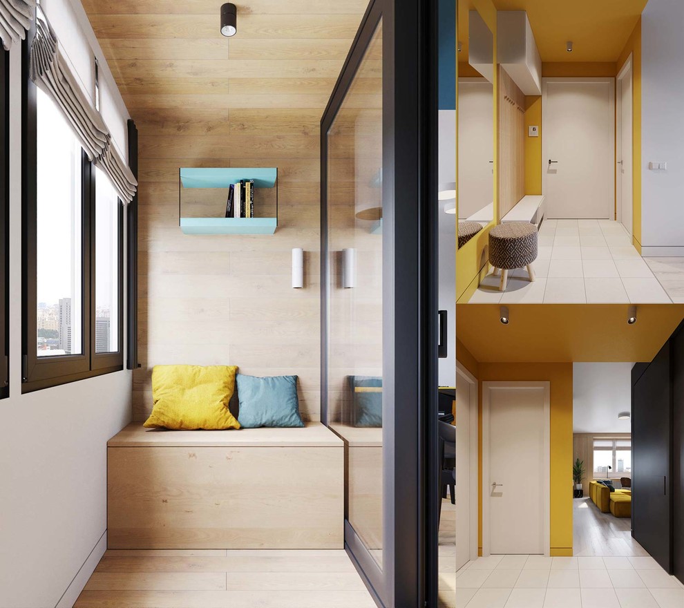 Проект трехкомнатной квартиры "КУБ"