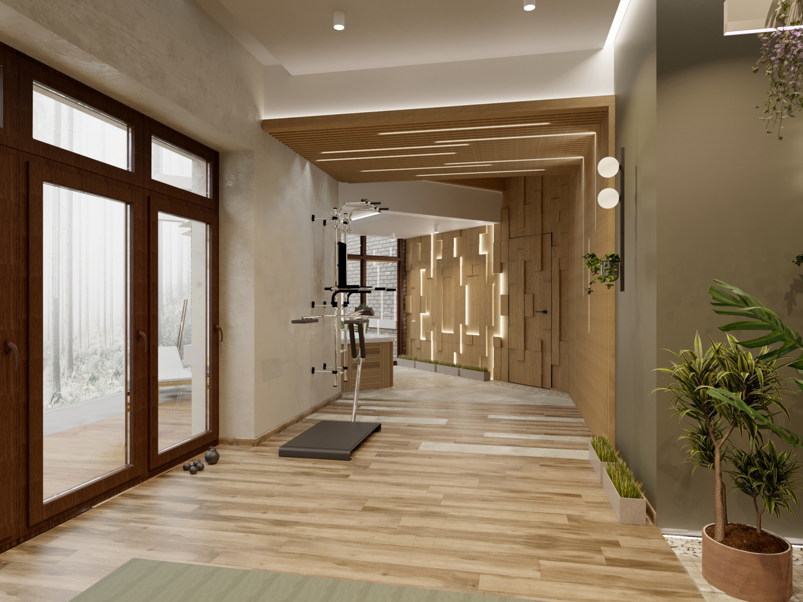 Дизайн проект интерьера загородного дома 850 м2