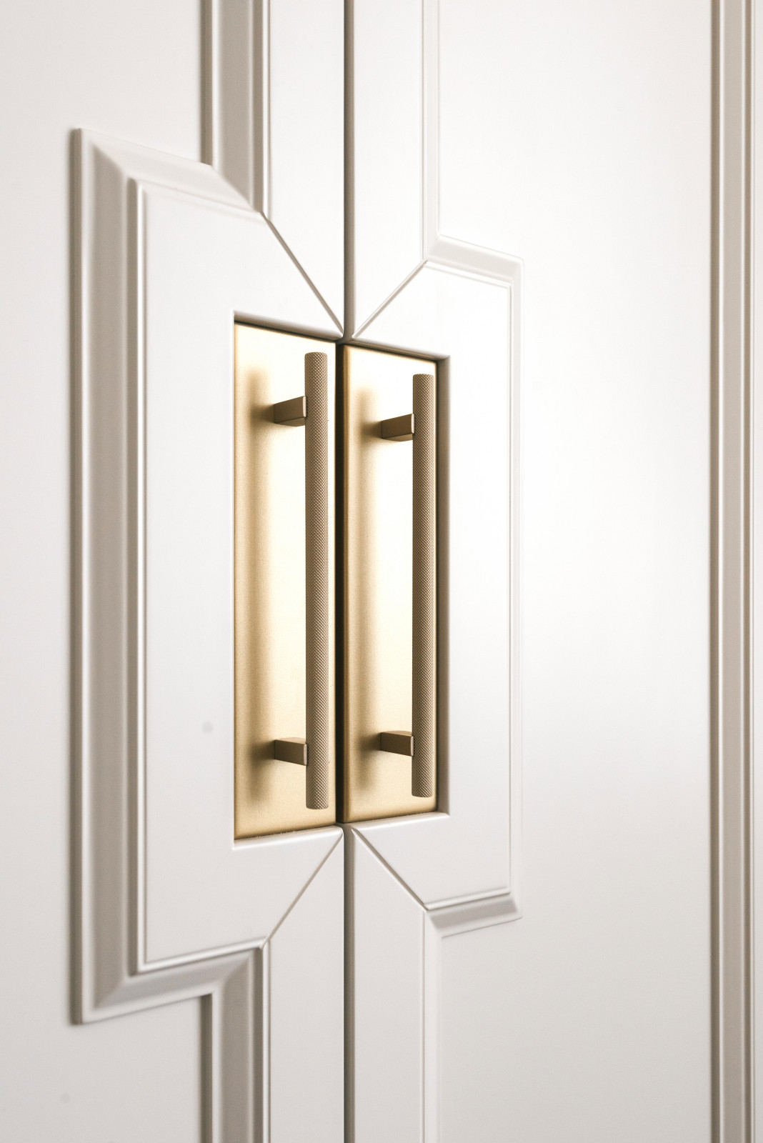 Гардеробная комната с элементами Латуни