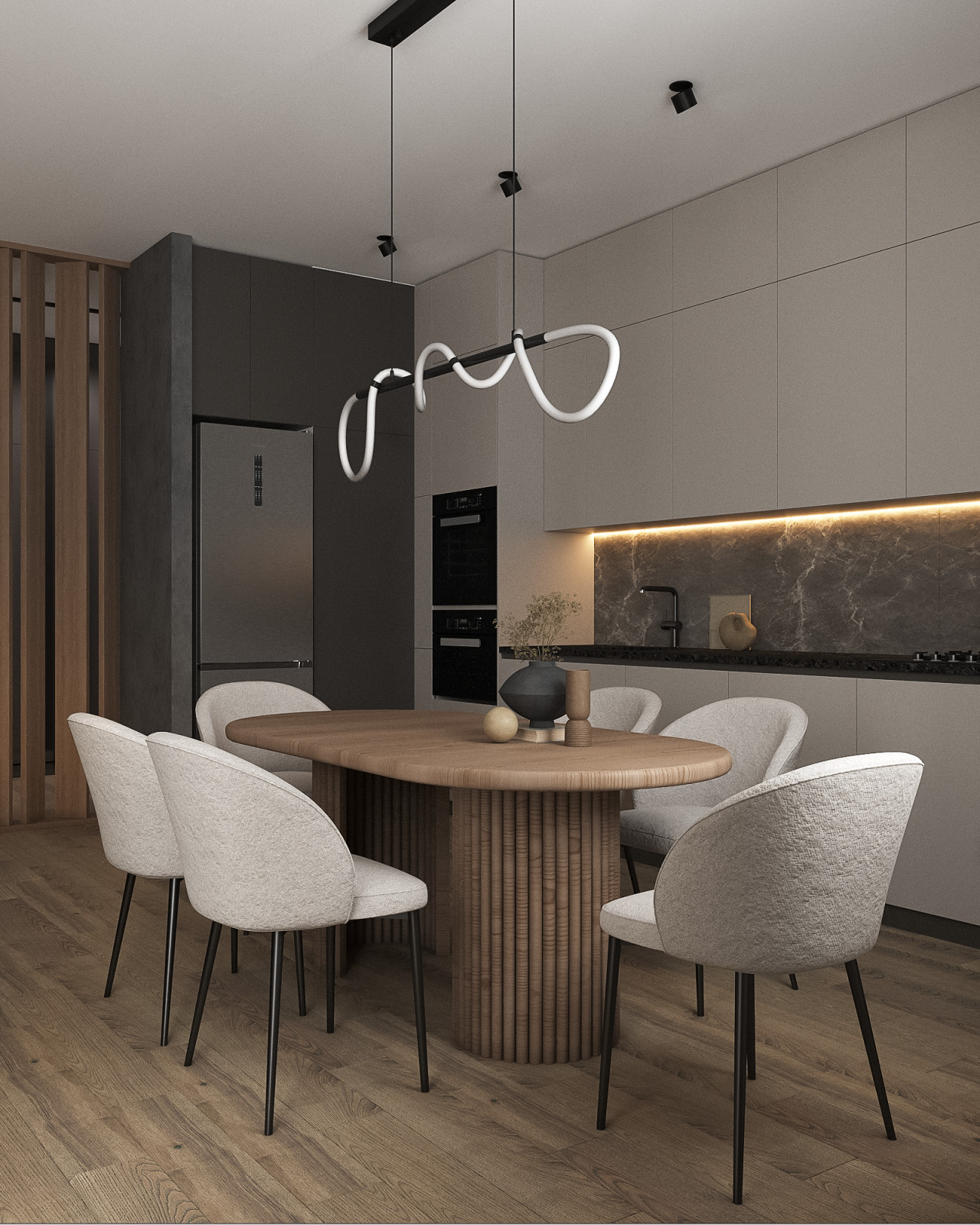 Квартира 100м2 в современном стиле