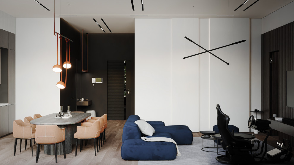 Просторная кухня-гостиная