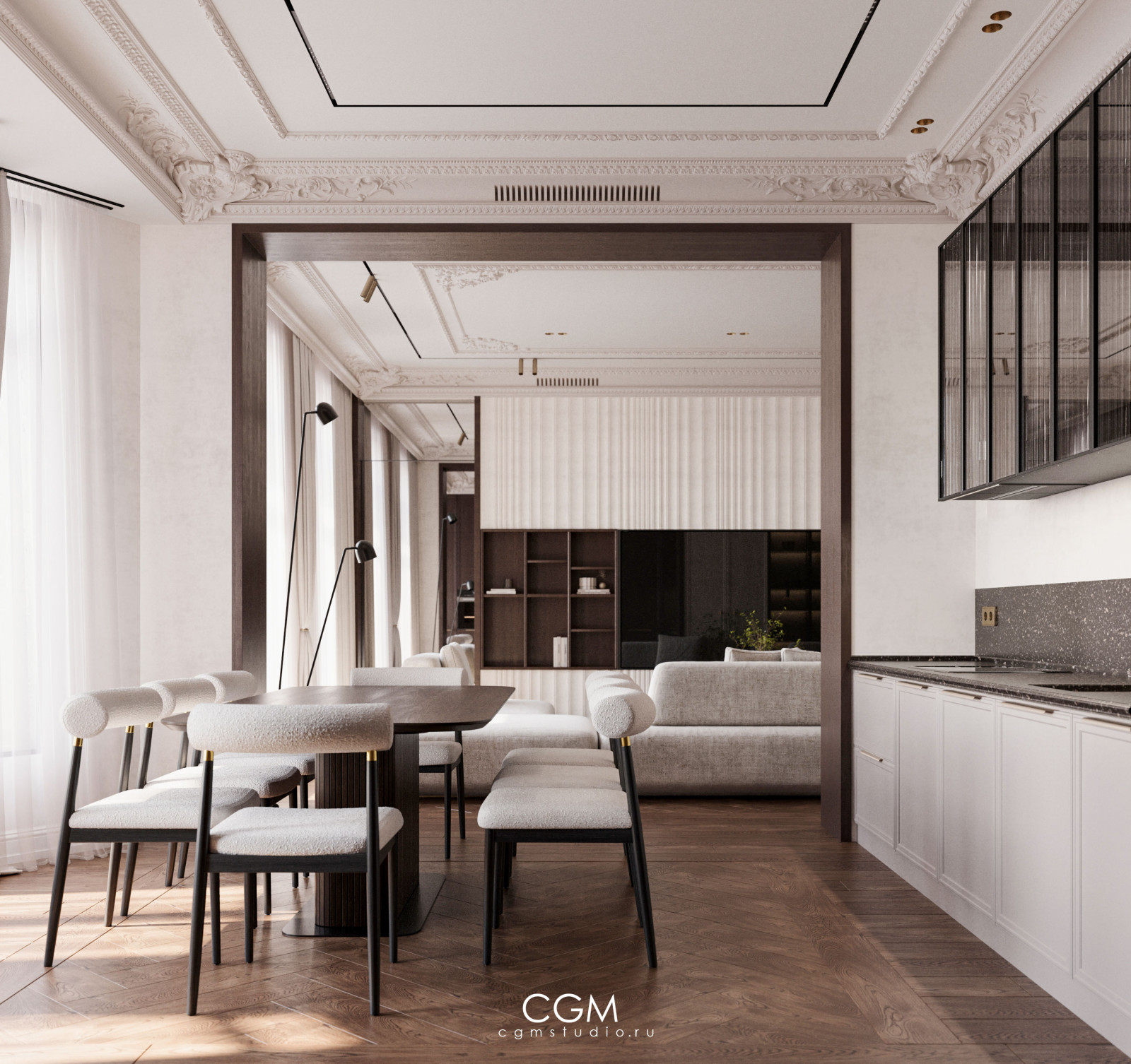 Дизайн квартиры на Третьяковке