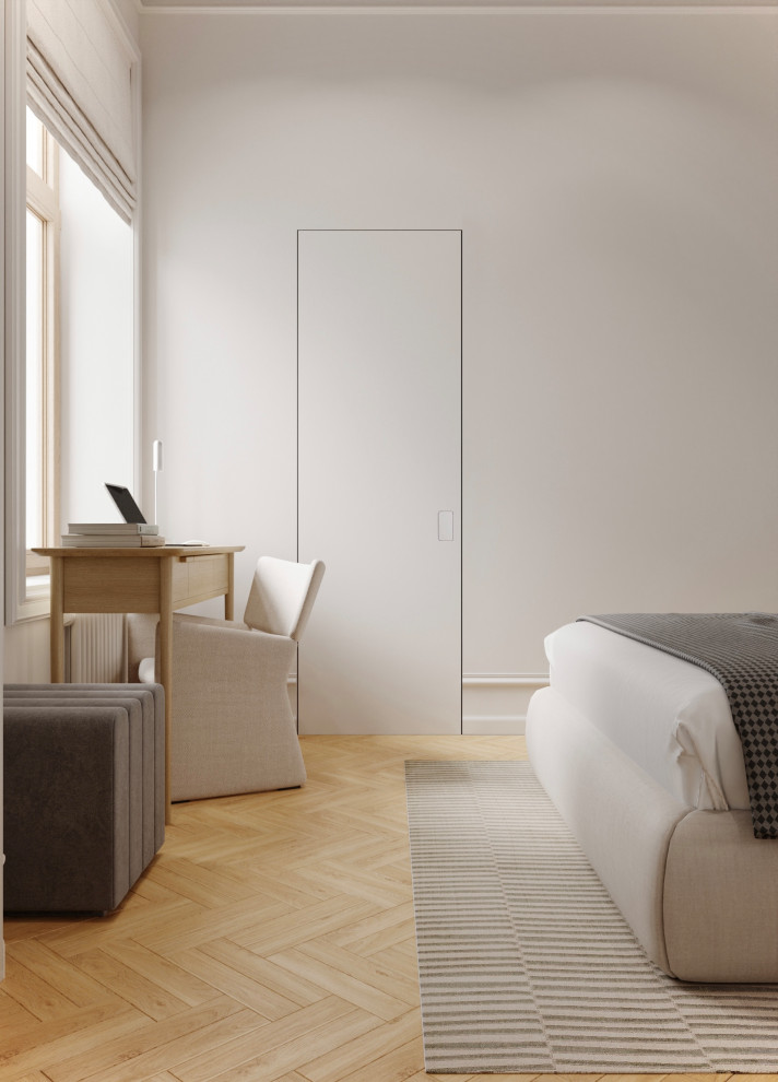 Спальня, вид на рабочее место