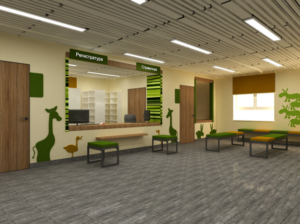 Обложка проекта: Детская поликлиника