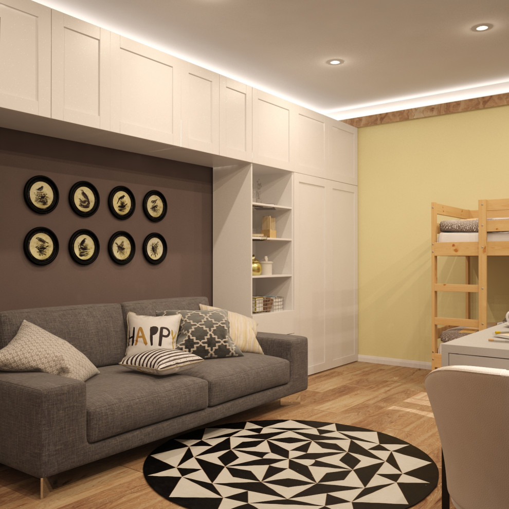 Обложка проекта: Неболчи, типовая квартира с индивидуальной детской