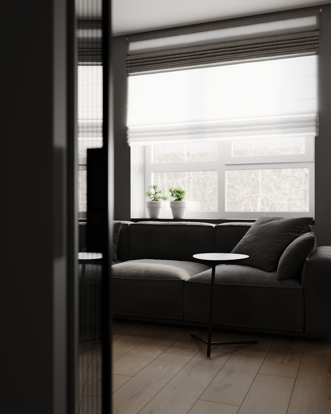 Обложка проекта: Кухня-гостиная (ЖК "Илмари", трехкомнатная квартира, Пенза)