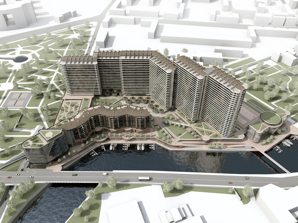 Обложка проекта: Проект полифункционального жилого комплекса на Охте