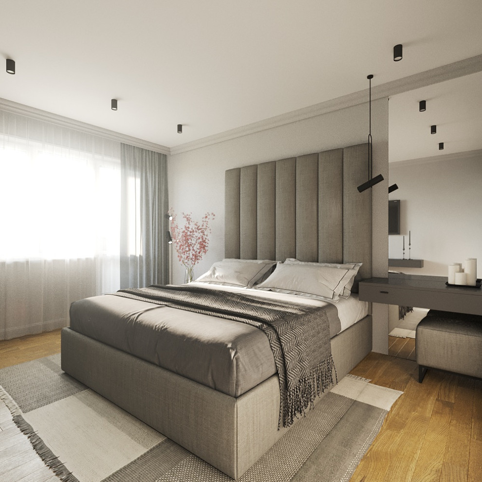 Комната в серых тонах