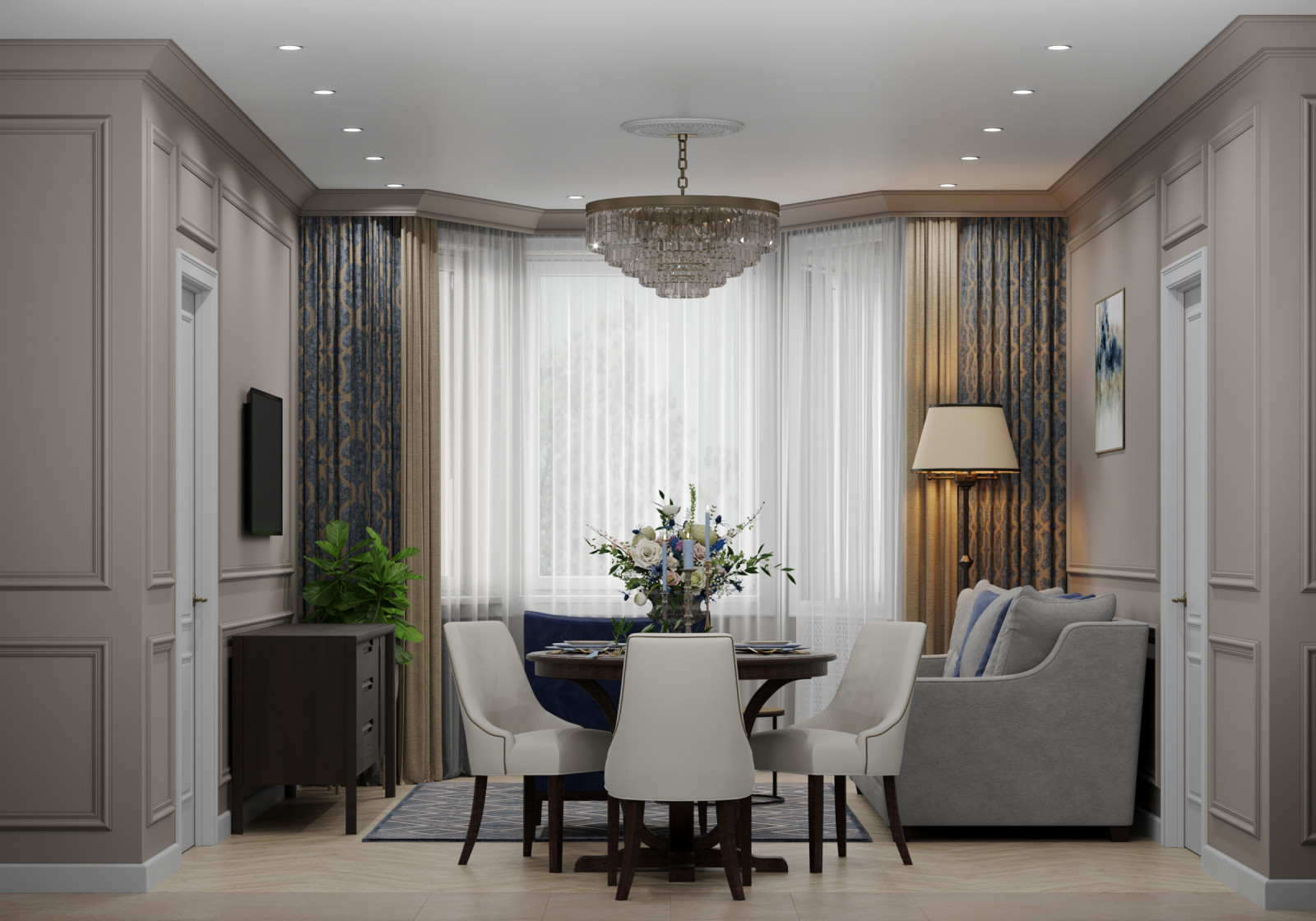 Кухня-гостиная