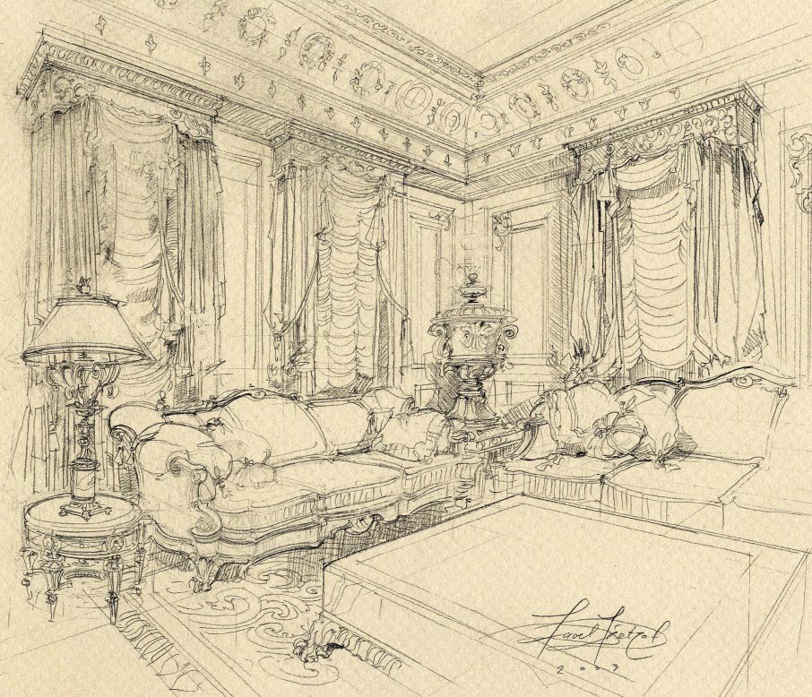 Эскизы - дизайн интерьера