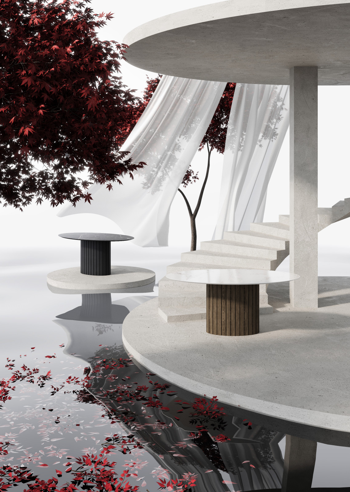 Стол овальный Бейд