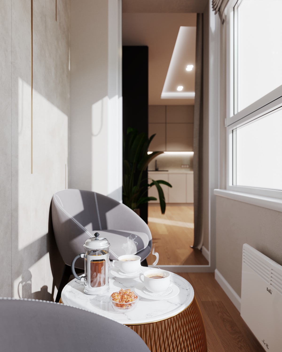 Контрастная квартира в ЖК Столичный