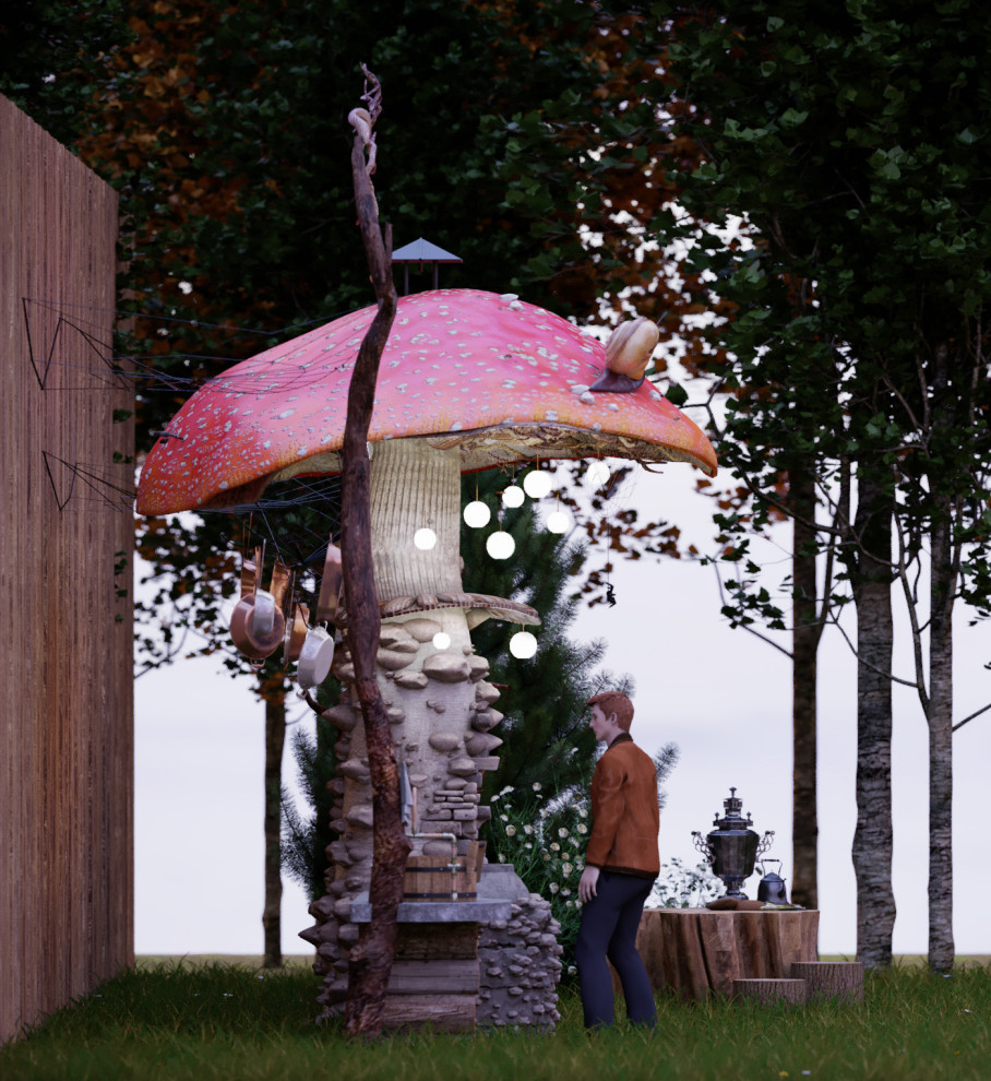 авторский мангал-ГРИБ