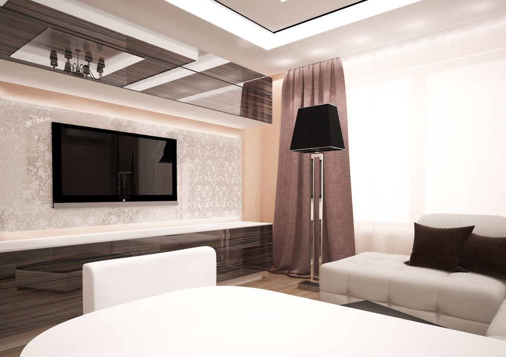 Дизайн интерьера 2-х комнатной квартиры 48 м2