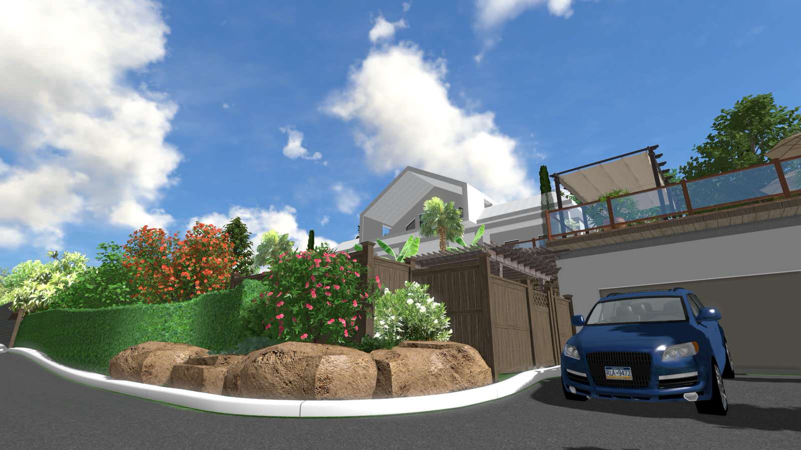 Приусадебный участок индивидуального жилого дома