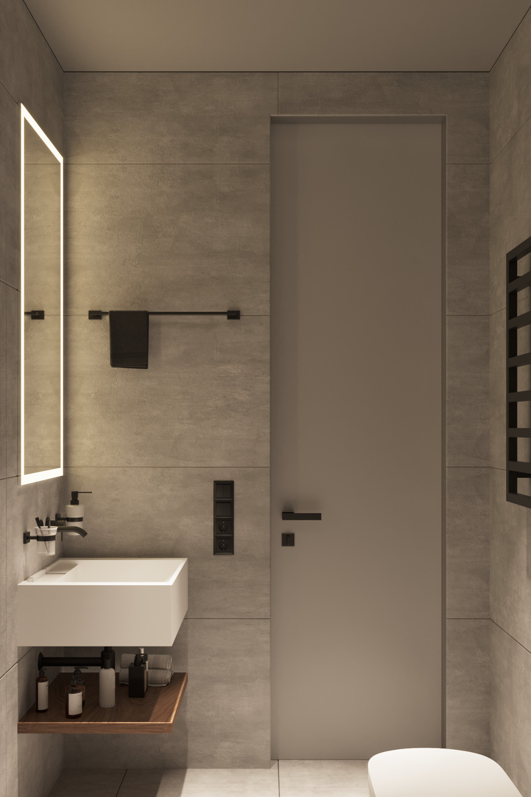 Проект интерьера квартиры "CREAM"