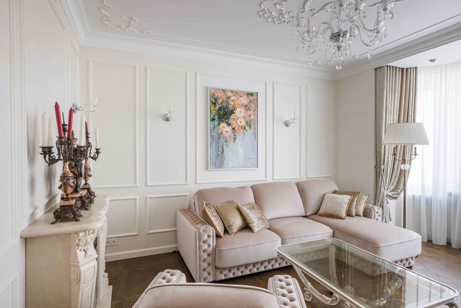 Дизайн и ремонт квартиры на 1ой Тверской-Ямской улице — Игра в классику