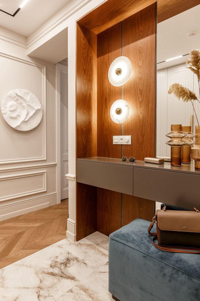 Реализованный дизайн проект квартиры в ЖК "Горный"