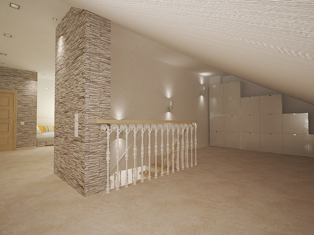 Холл мансардного этажа