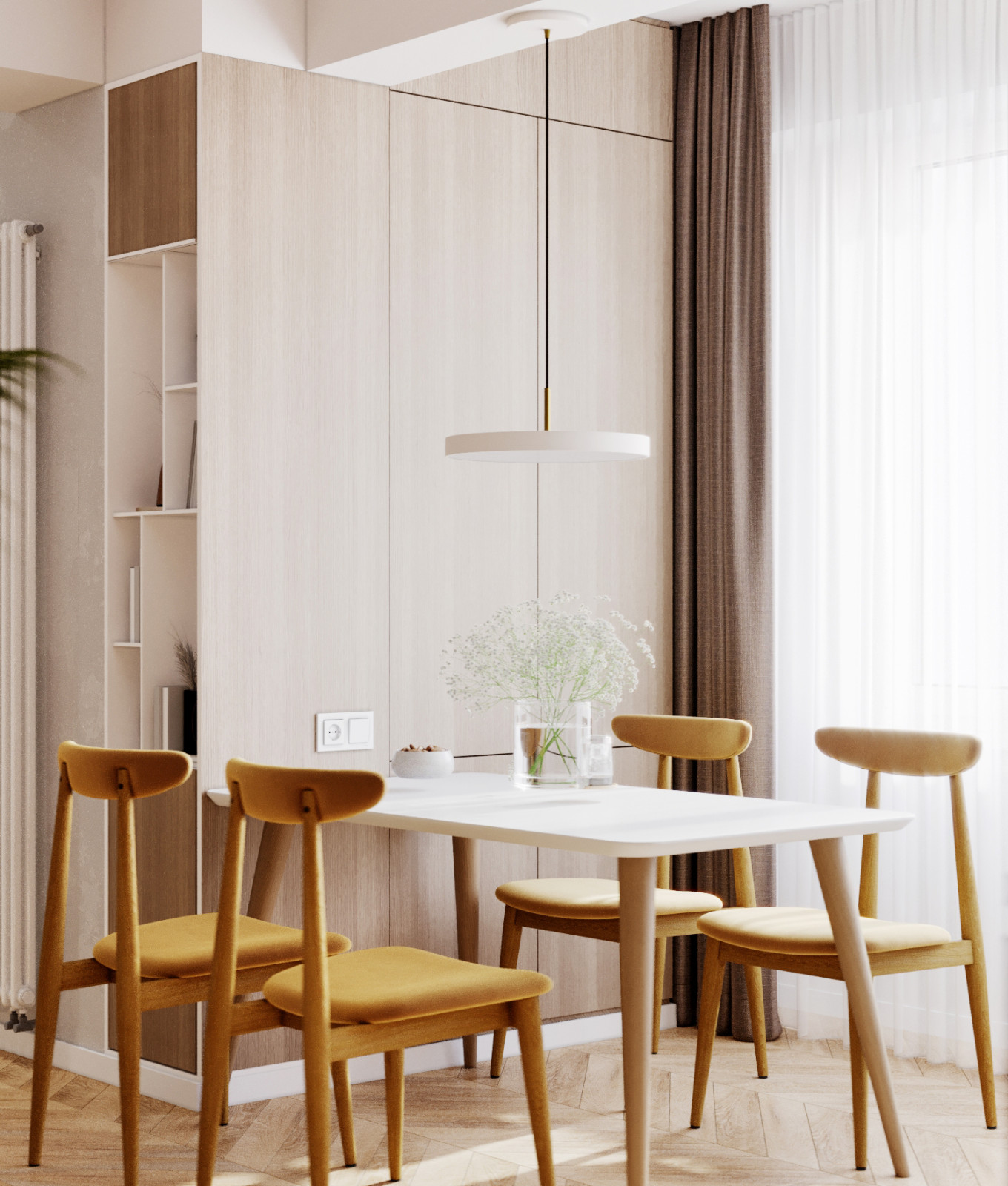 Сканди в ЖК "Серебрянный бор"