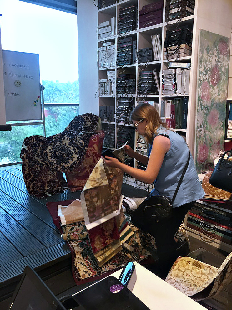 Презентация ручных тканей, изготовленных на станках 18 века