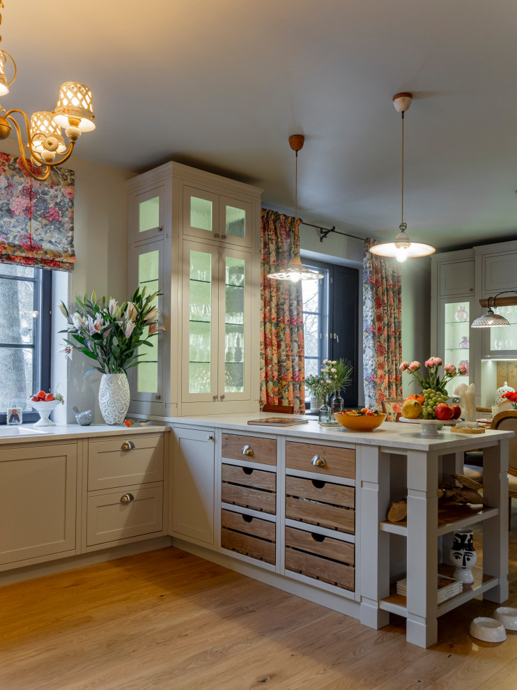 Роскошная кухня-гостиная