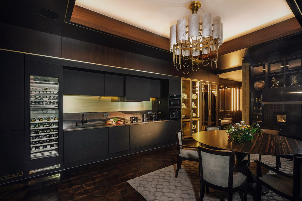 Квартира в темном стиле