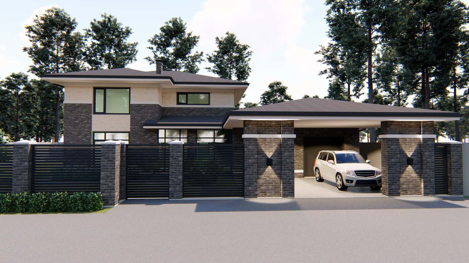 Проект коттеджа в г. Новосибирск