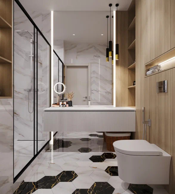 Ремонт квартиры (трехкомнатной) для семьи из трех человек