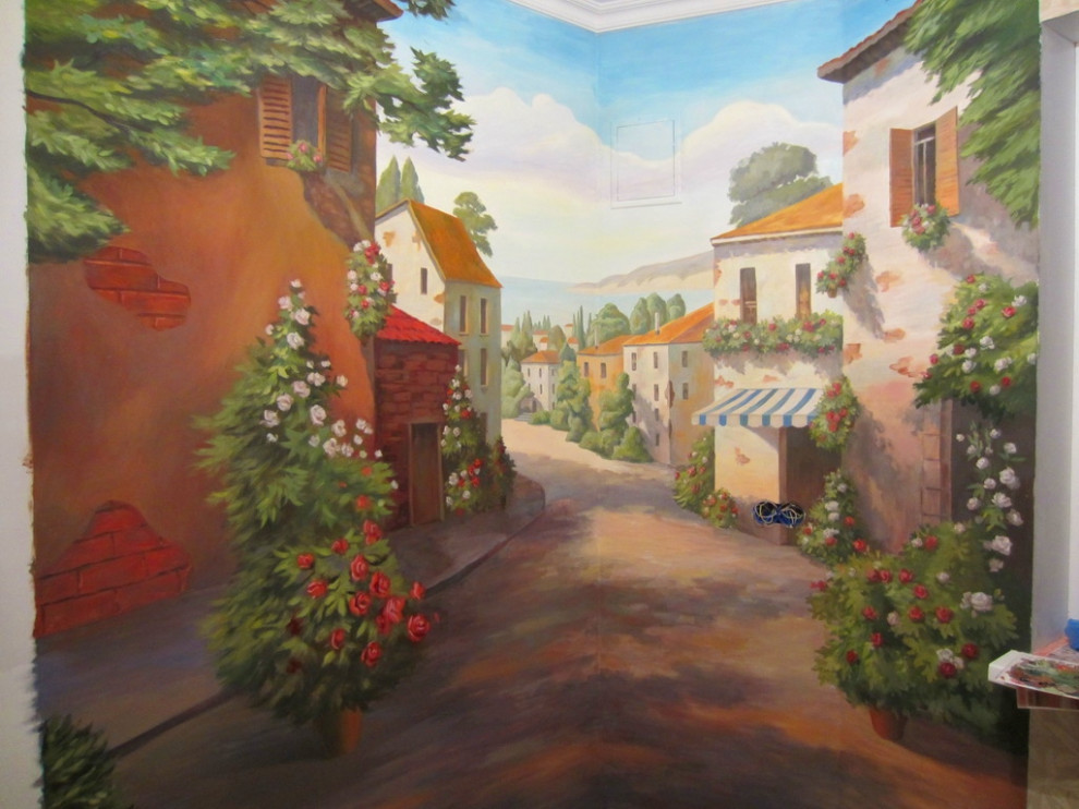 Обложка проекта: Роспись стен "Италия"
