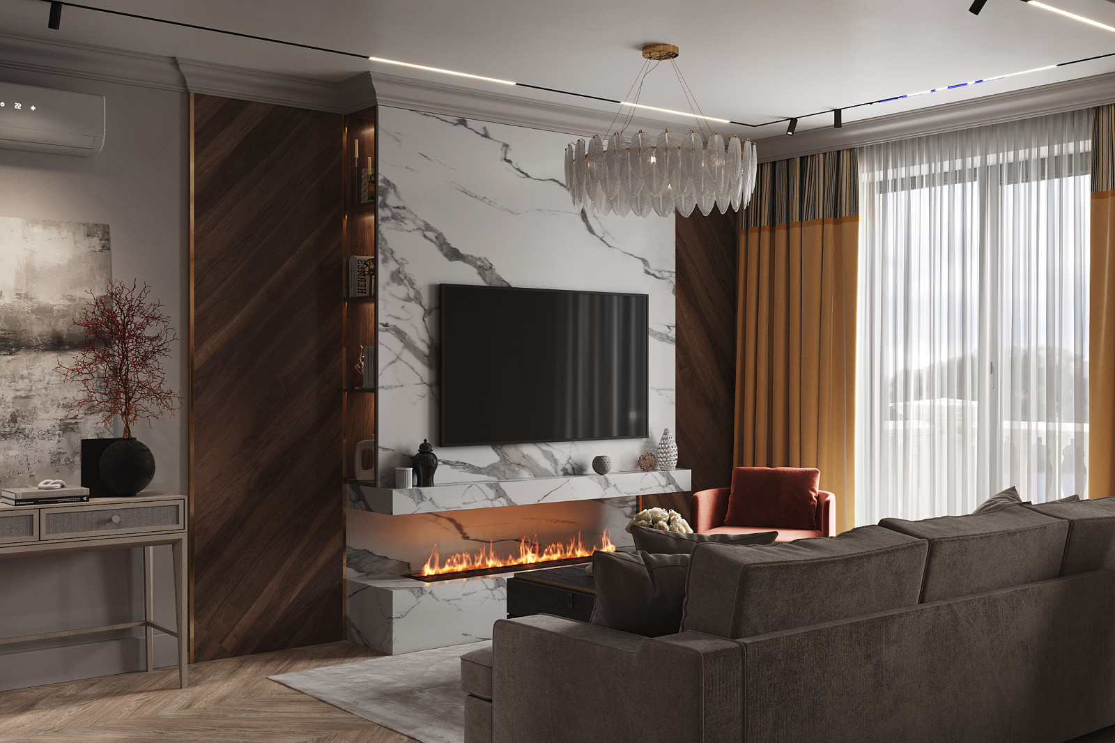 Дерево и камень