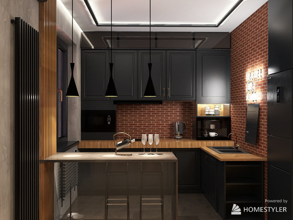 Проект однокомнатной квартиры 45м2