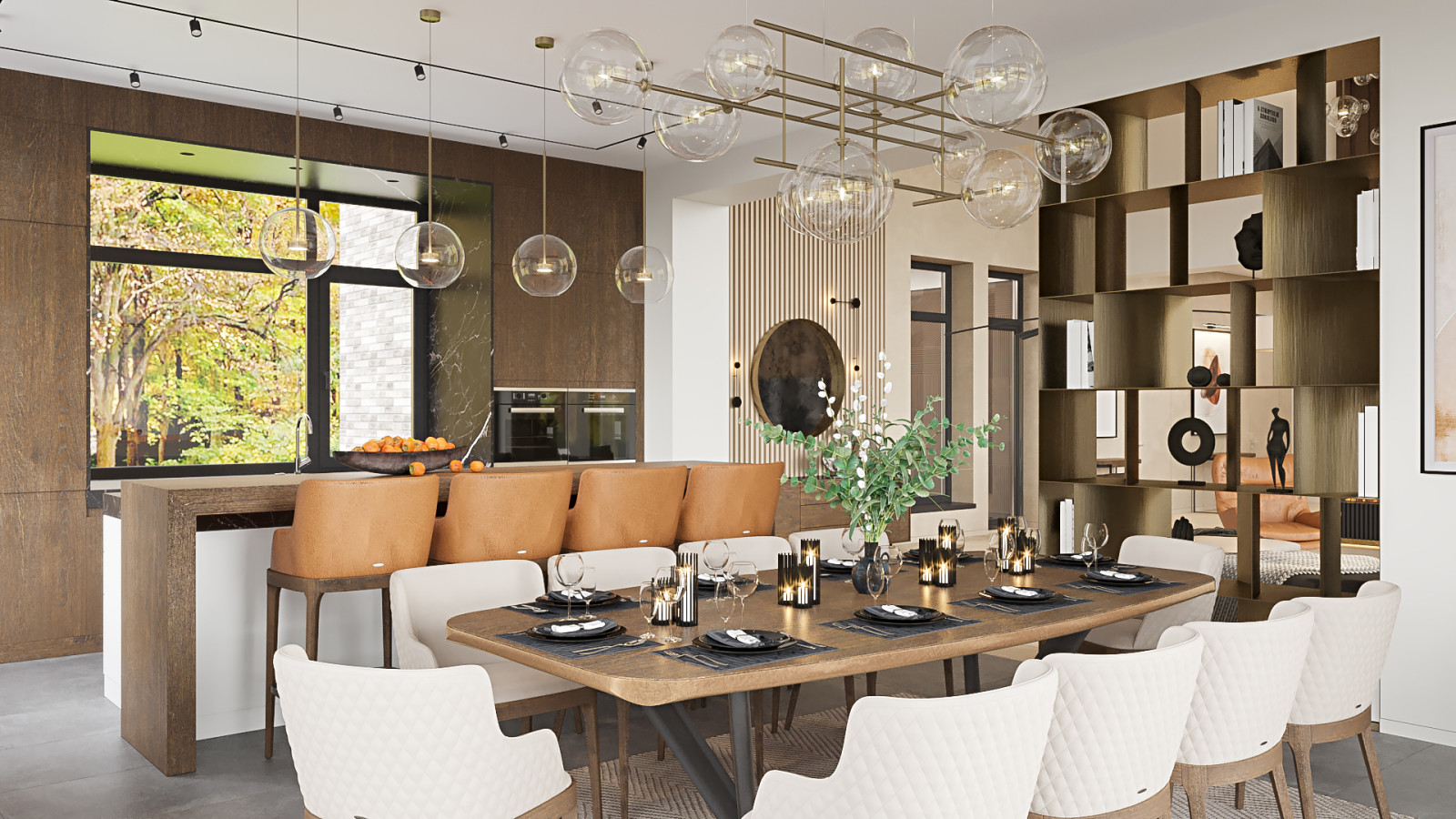 Дизайн интерьера индивидуального жилого дома. КП "Павлово"