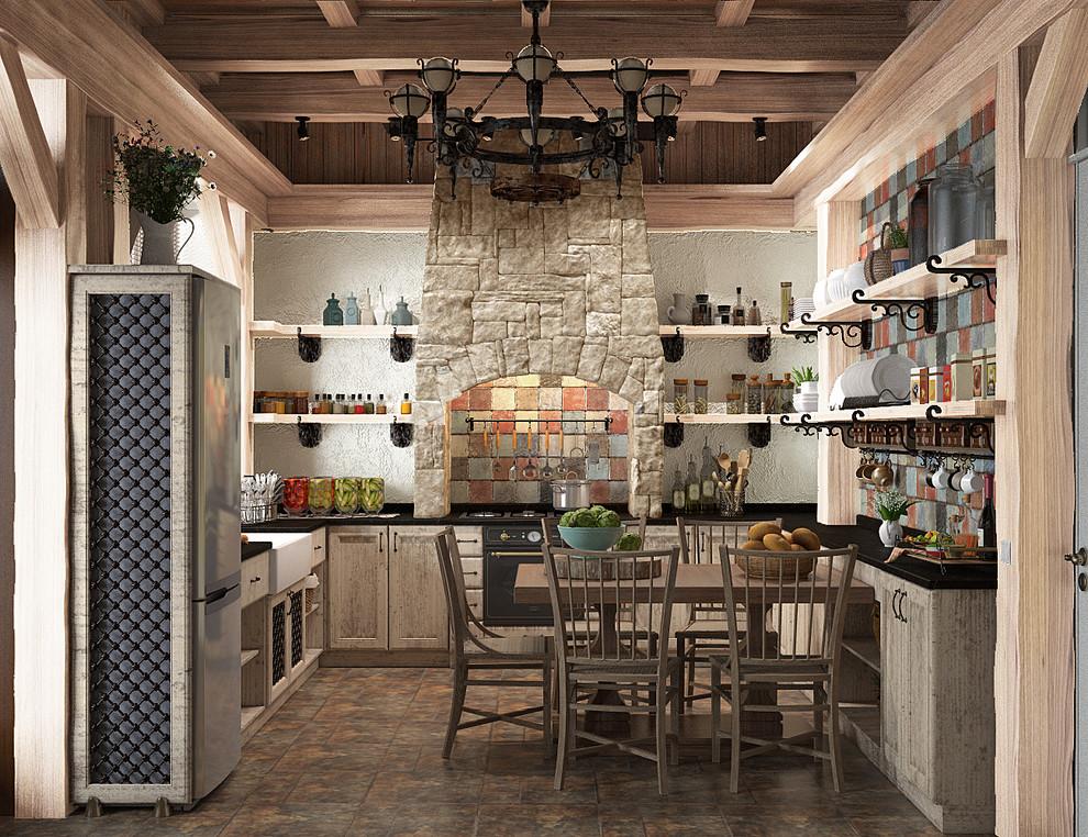 Кухня кантри-рустик и т.п.