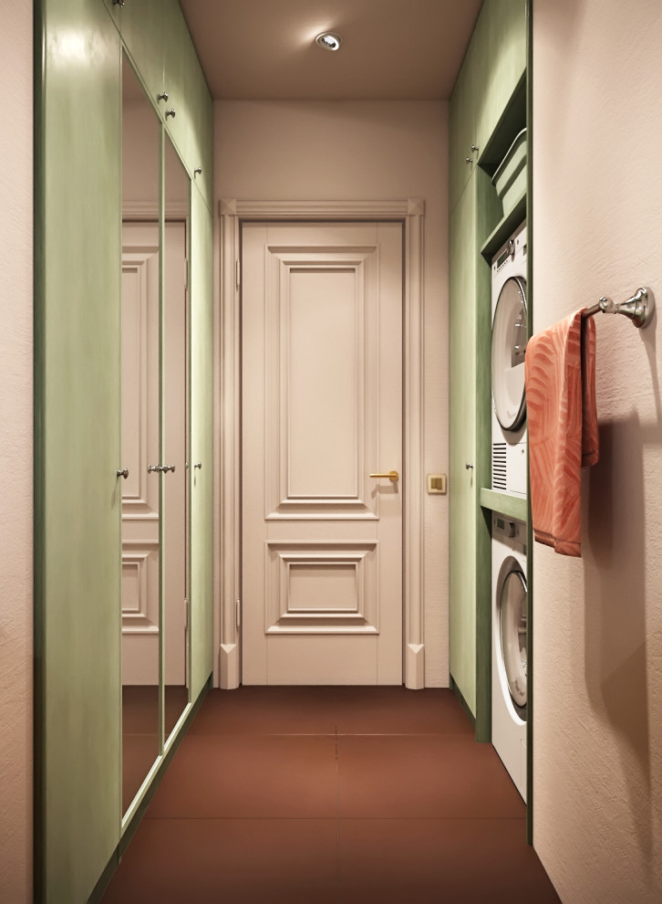 Кораллово-оливковый микс