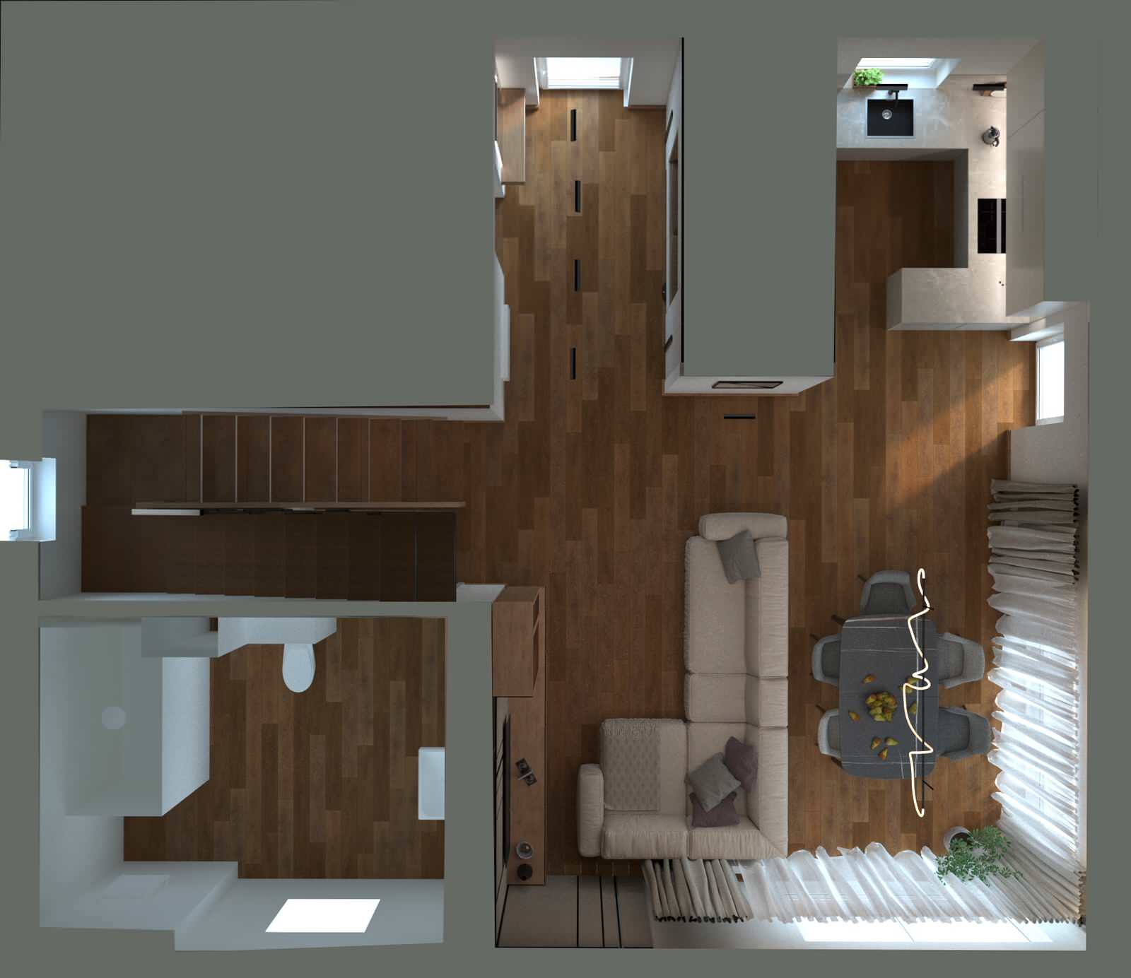 Ультра-современный дом со стеклянными стенами