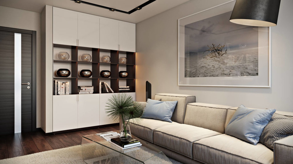 Современный дизайн просторной квартиры