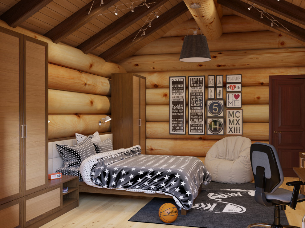 Дизайн интерьера деревянного дома