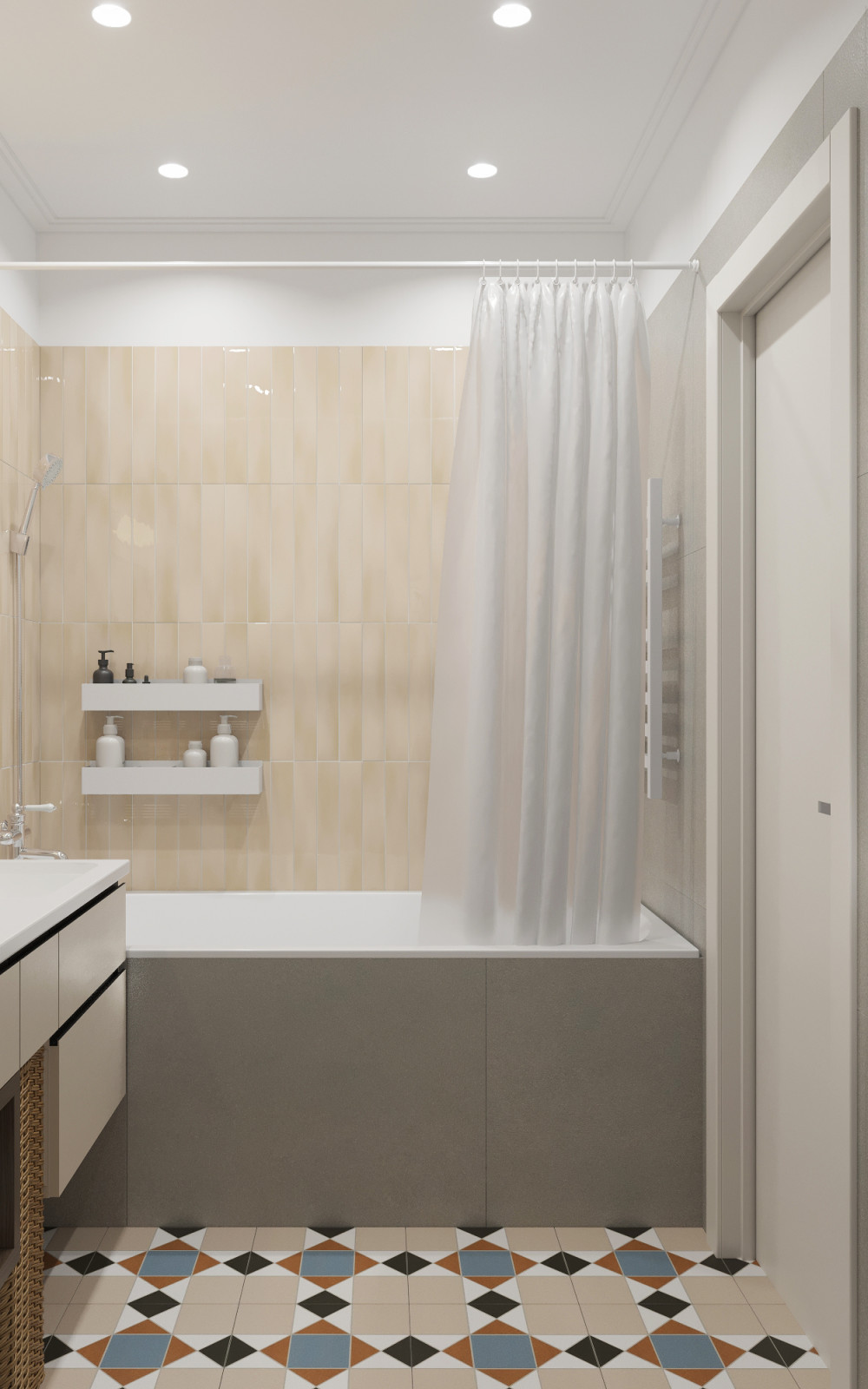 Интерьер с элементами винтажа